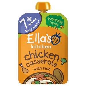 Ella's Kitchen Stage 2 Chicken Casserole With Rice 130G