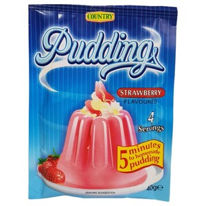 Country Puddings Strawberry 40G