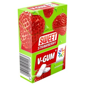 V-Gum's Strawberry Flip Top 22.5G