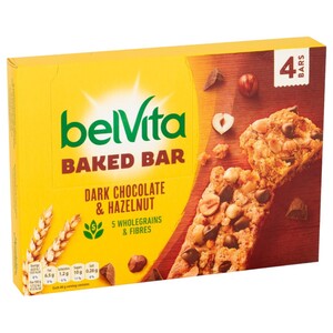 Belvita Baked Bar Chocolate Hazelnut 40G X4