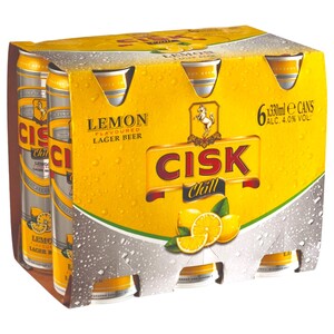 Cisk Chill Lemon 33Cl X6