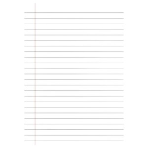 Quiz Papers Lines 100 Sheets 20X28cm 60G