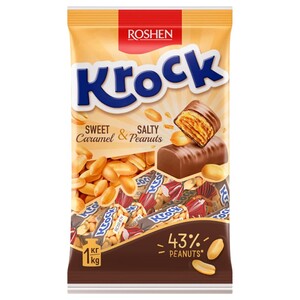 Roshen Krock Sweet Caramel & Salty Peanuts 1Kg