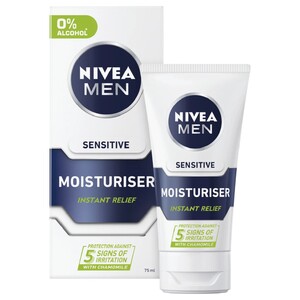 Nivea Men Face Cream Sensitive Moisturiser 75Ml