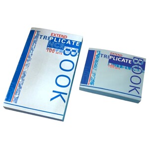 Extend Triplicate Book Ncr 10.X13.5Cm 100 Sheets