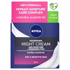Nivea Rich Regenerating Night Cream Dry & Sensitive 50Ml