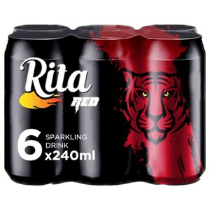 Rita Sparkling Drink Red 240Ml X6