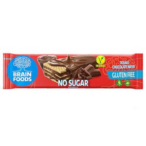 Brain Foods Double Chocolate Wafer 40G