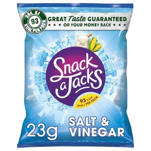Snack A Jacks Chips Salt & Vinegar 23G