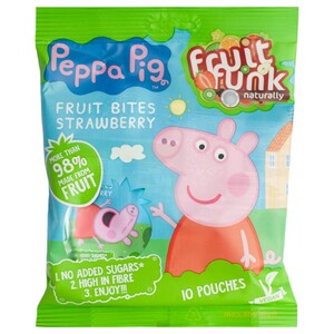 Fruit Funk Multibag Strawberry Peppa Pig 10 Pieces 100G