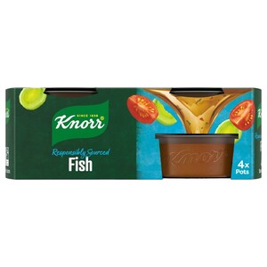 Knorr Stock Pots Fish 4 Pieces 28G