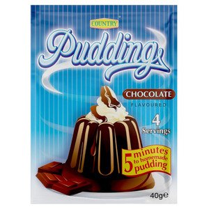 Country Products Puddings Chocolate 40G
