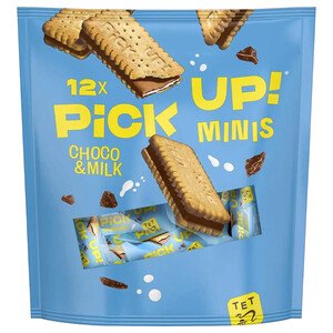 Bahlsen Pickup Minis Chocolate & Milk 12 Pieces 10.6G
