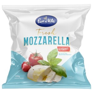 Fior Di Vita Fresh Mozzarella Light Bag 125G