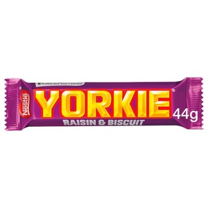 Yorkie Raisin & Biscuits Chocolate 44G