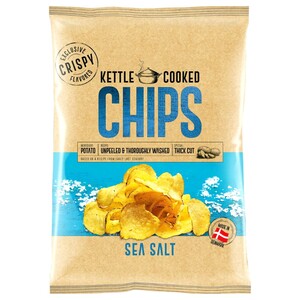 Kettle Cooked Chips Sea Salt 150G