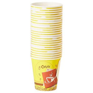 Hotpack Paper Cup Pattern With Handle 7Oz 25 Pieces