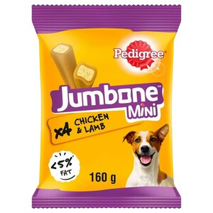 Pedigree Jumbone Small Chicken & Lamb 160G