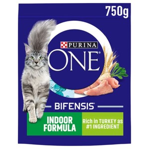 Purina One Indoor Formula Cat Turkey 750G