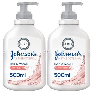 Johnson's Hand Wash Almond Blossom 500Ml X2