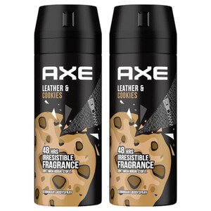 Axe Body Deodorant Spray Leather & Cookies 150Ml X2