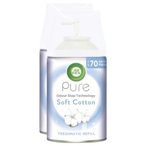 Airwick Soft Cotton Pure Refill 250Ml X2