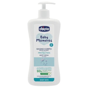 Chicco Baby Moments Body Wash & Shampoo 750Ml