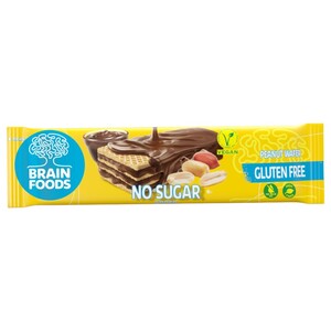 Brain Foods Wafer Peanut Gluten Free 40G