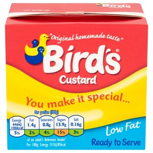 Bird's Custard Ready To Serve Low Fat 500G