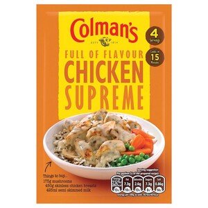 Colman's Sachet Chicken Supreme Sauce 38G