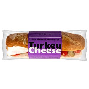 Naked Turkey Cheese Sandwich