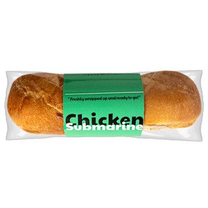 Naked Chicken Submarine Sandwich