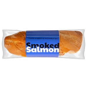 Naked Smoked Salmon Sandwich