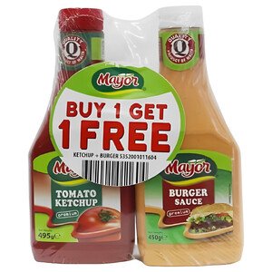 Mayor Burger Sauce + Ketchup Free 495G