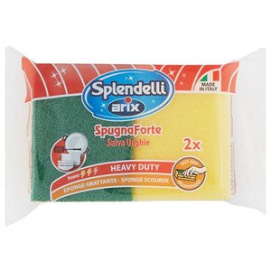 Arix Coloured Sponge Scourer 2 Pieces
