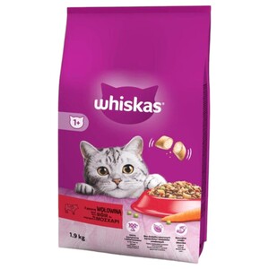 Whiskas Adult Dry Beef 1.9Kg