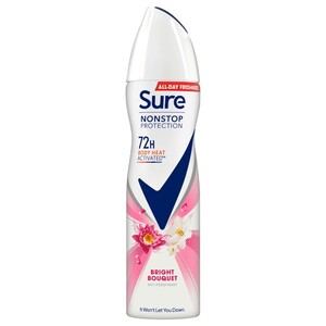 Sure Women Deodorant Non-Stop Bright Bouquet Spray 150Ml