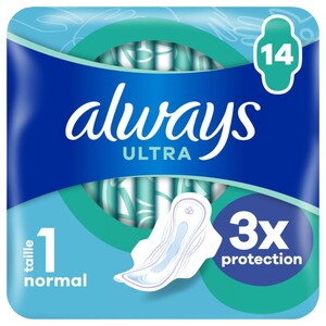 Always Ultra Normal Plus 14 Pads