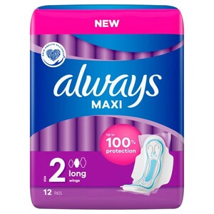 Always Maxi Long Plus 12 Pads