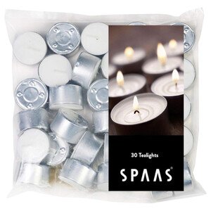 Spaas Tealights Bag 4.5 Hours 30 Pieces