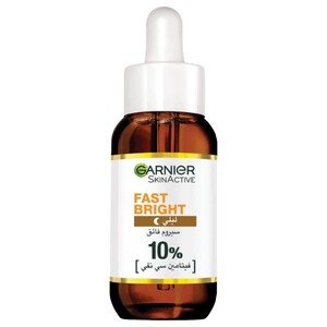 Garnier Skin Active Fast Bright Night Booster Serum 10% Pure Vitamin C 30Ml