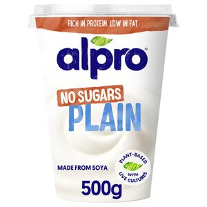Alpro Yofu Plain No Sugar 500G