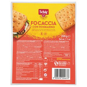 Schär Focaccia Rosemary Gluten Free 200G
