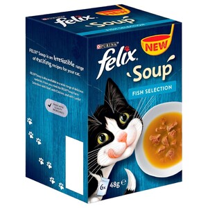 Felix Soup Fish Selection 6 Pieces 48G