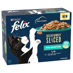 Felix Deliciously Sliced Fish Selection 12 Pieces 80G