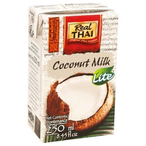 Real Thai Uht Coconut Milk Light 250Ml