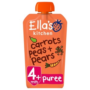 Ella's Kitchen Carrots Peas & Pears Pouch 120G