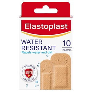 Elastoplast Water Resistant 10 Strips Assorted