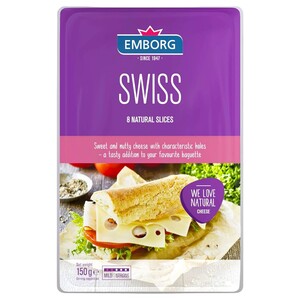 Emborg Swiss Sliced 150G