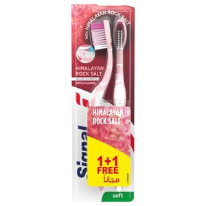 Signal Toothbrush Rock Salt Soft 2 Pieces